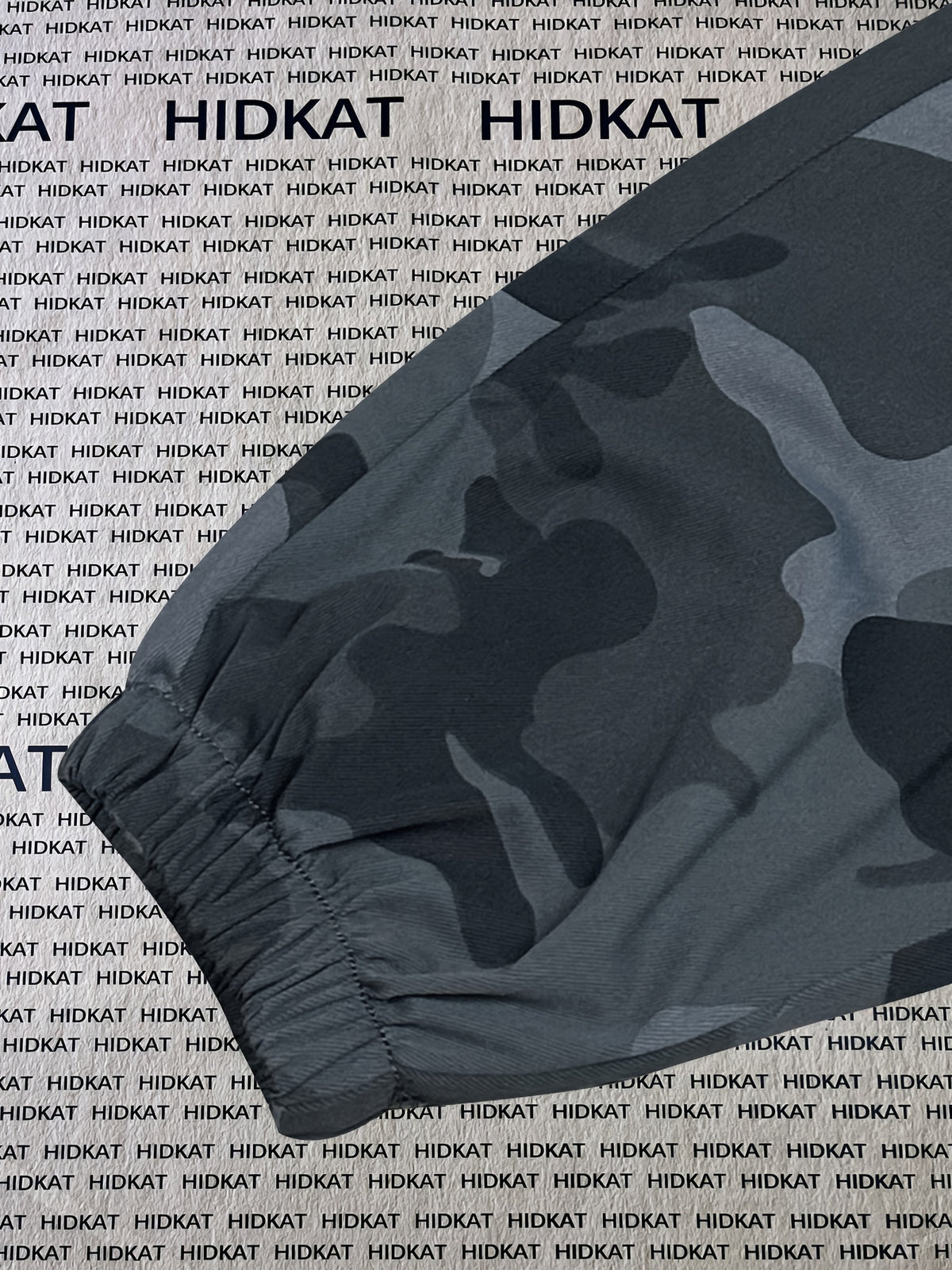 Women's Camo Cargo Pants Lightweight Breathable Hiking Camping Outdoor Long Pants Elastic Waistband Camouflage Trousers Summer Travel Casual Wear XS-XXL