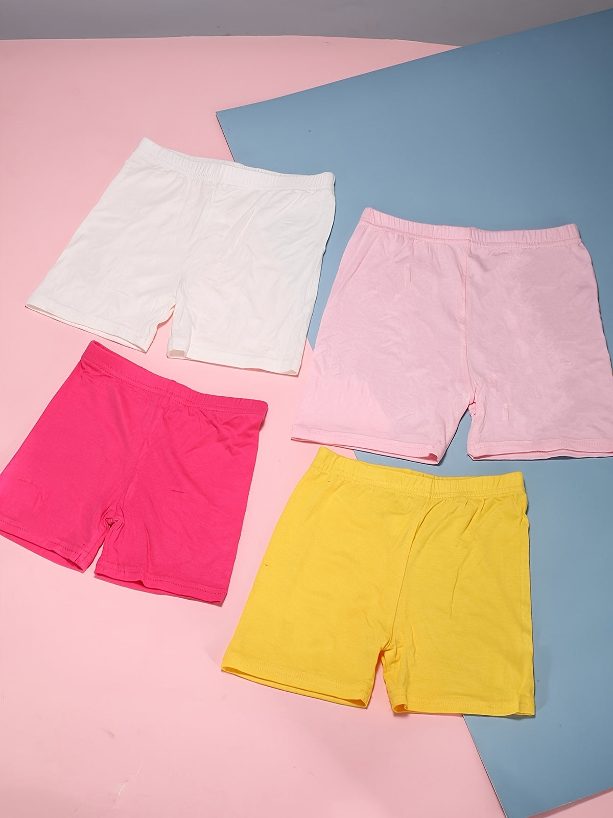 Girls Bike Shorts 6-Pack Multicolor Set – Soft Modal Cartwheel Shorts for Toddlers & Kids, Under Dress Dance Gymnastics Outdoor Play, All-Season Sizes 2-10Y, Best Gift for Girls