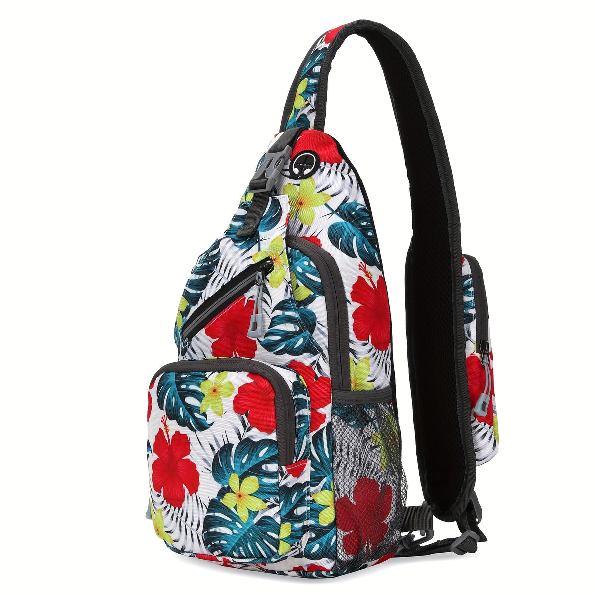 Crossbody Sling Bag for Men Women Large Capacity – Single Shoulder Travel Bag Multi-Purpose Outdoor Hiking Commuter Everyday Carry EDC Bag Secure Zipper Closure Unisex 14 Colors