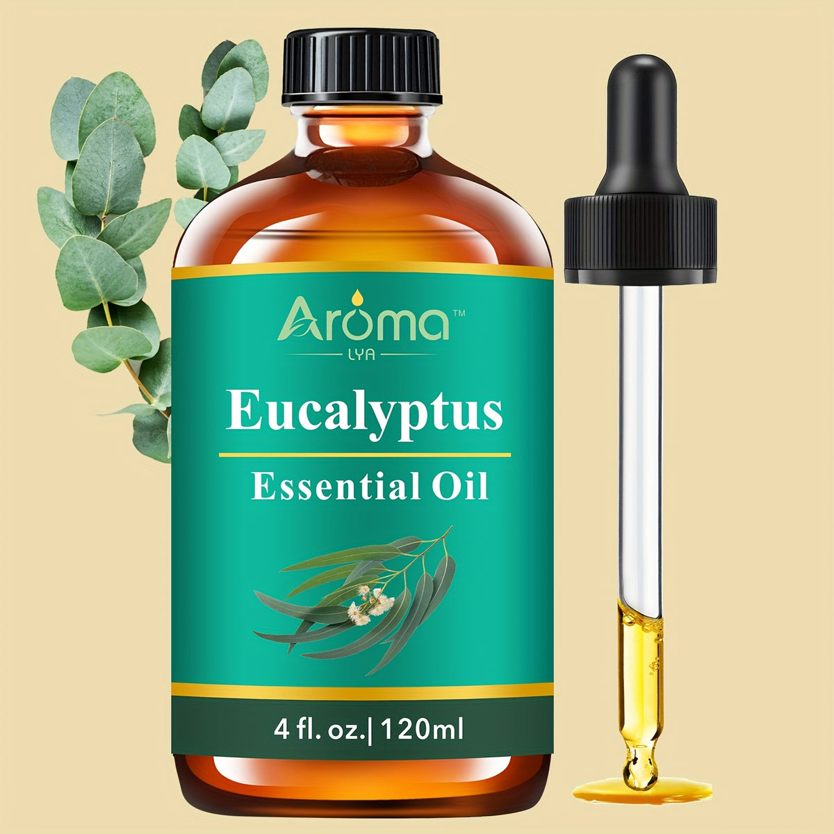 4 fl oz Pure Essential Oils Set – Lavender, Eucalyptus, Peppermint, Frankincense, Lemon, Sweet Orange & Coconut Vanilla | Aromatherapy Oils for Diffuser, Humidifier, Candles, Body & Car Air Freshener