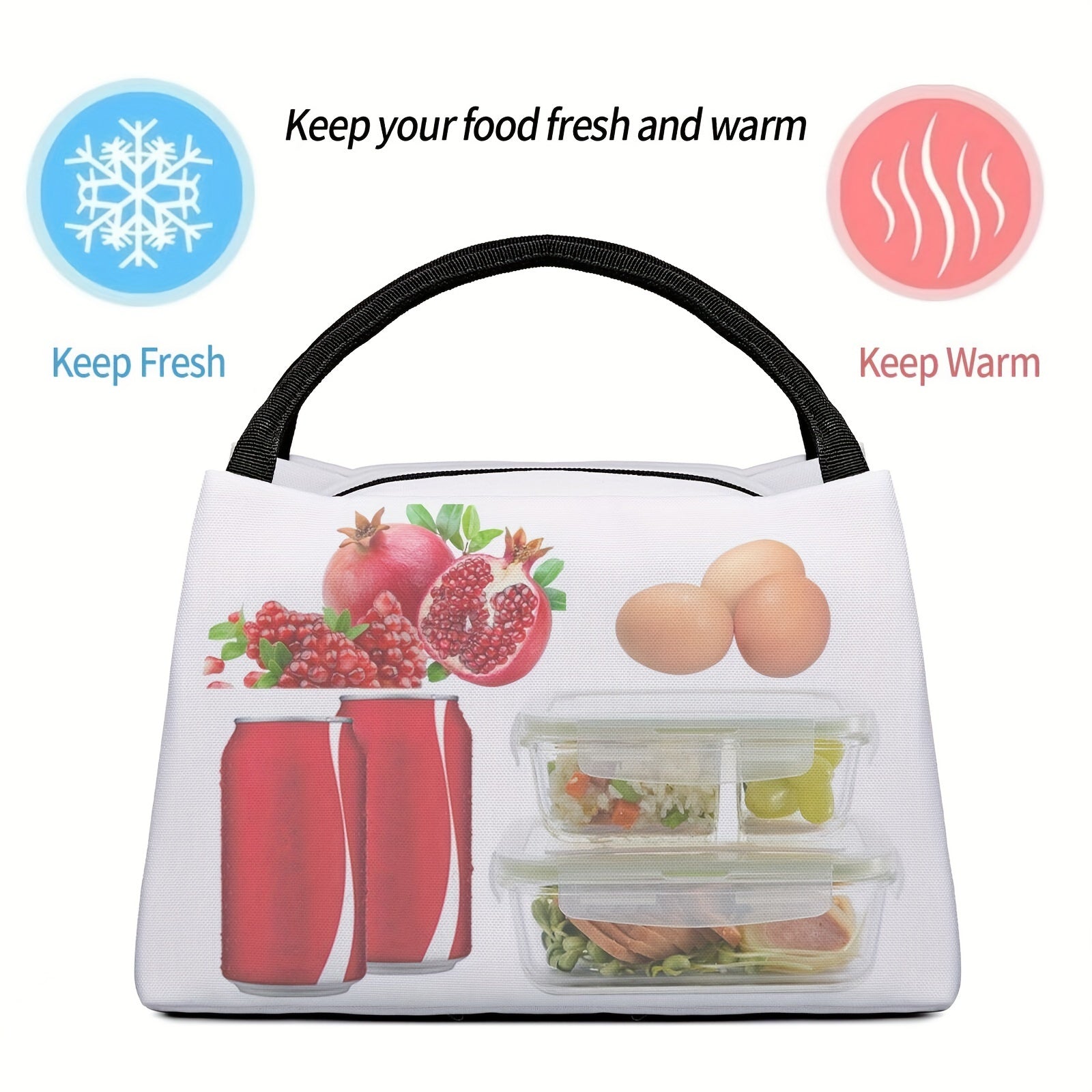 Western Cowboy Insulated Lunch Bag - Cowhide Feather Floral Cooler Tote for Women, Reusable Lunch Box for Camping Beach Office Home, Birthday Holiday Gift