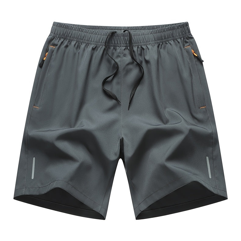 Men's Athletic Shorts 4 Pack Quick Dry Lightweight Running Shorts with Zipper Pockets Drawstring Waist Gym Workout Casual Loose Fit XS-XXXL