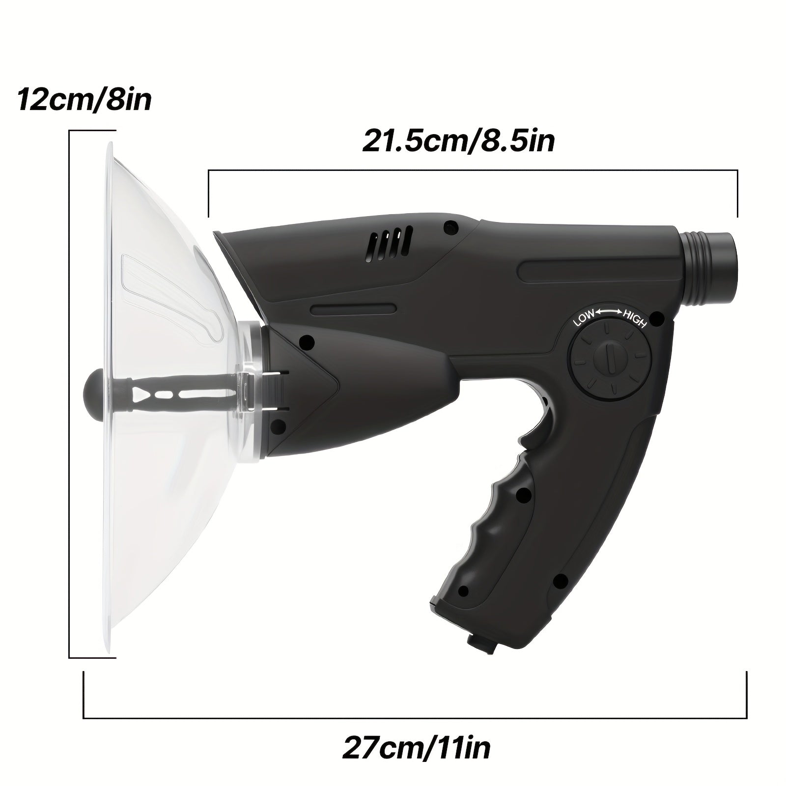 Bionic Ear Long Range Sound Amplifier 8x Monocular Telescope with Headphones Digital Audio Listening Device for Bird Watching Nature Observation Outdoor Adventures Spy Gear Gift