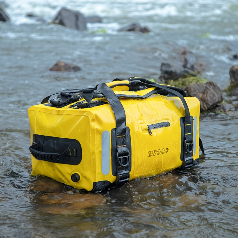 Dry Bag Backpack Waterproof 40L 60L Roll Top Sack for Kayaking Camping Surfing Paddle Board Boating Men Women Blue Orange Yellow