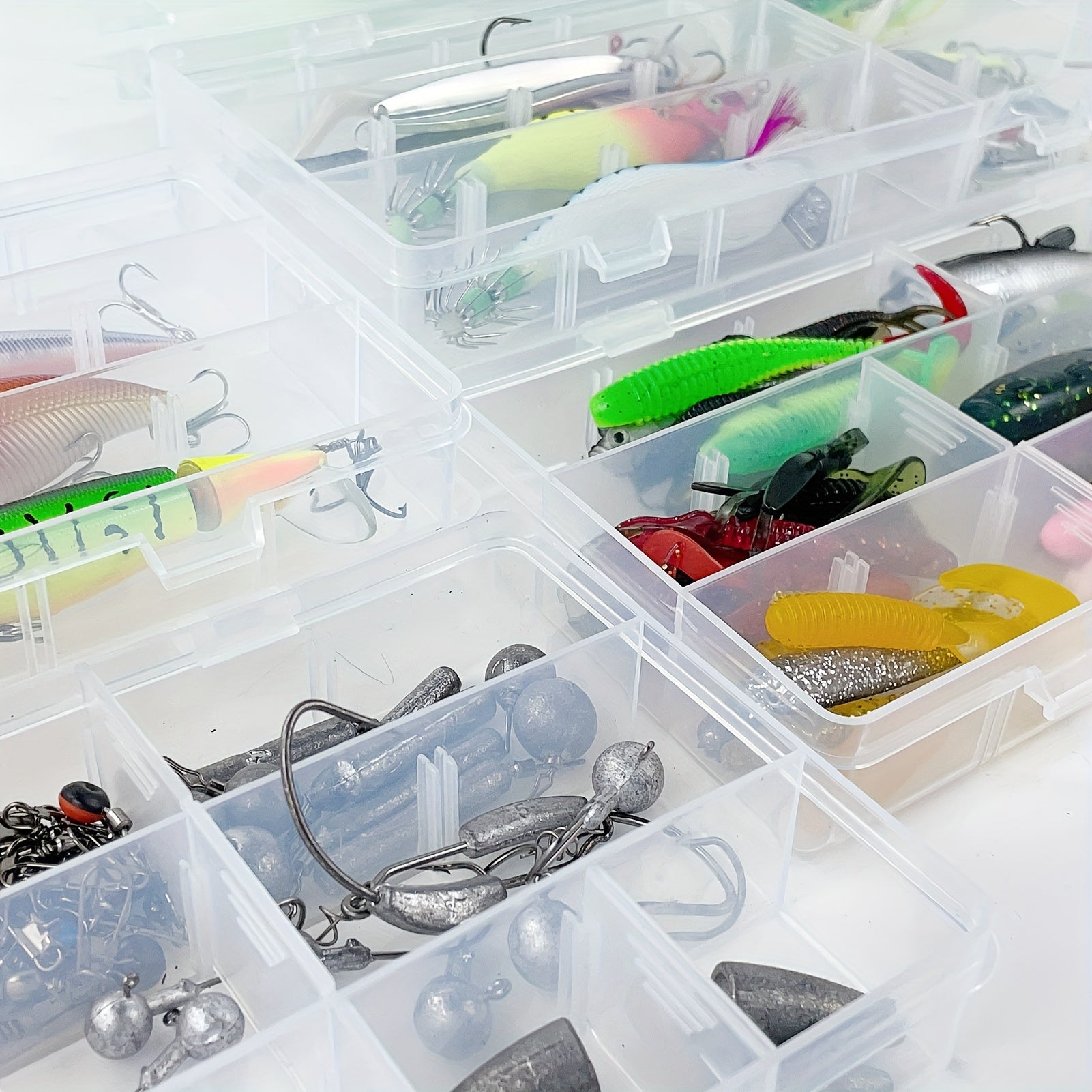 346pcs Fishing Lures Kit Complete Tackle Box Set – Crankbaits, Minnow, Spinnerbaits, Jigs, Hooks, Soft Baits, Weights & Topwater Lures for Freshwater & Saltwater