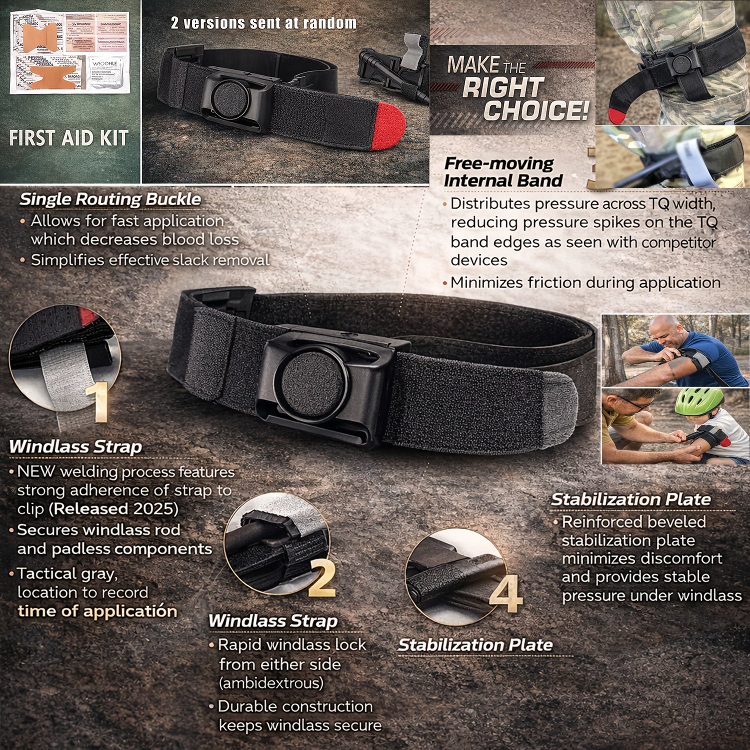 Survival Kit 19-in-1 Outdoor Emergency Gear Set with Carry Box – Camping Accessories Tactical Gear for Camping Hiking Hunting Fishing