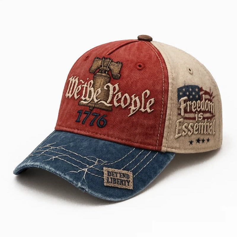 Embroidered Baseball Cap Vintage Water Washed Hat for Men and Women Adjustable Unisex Trendy Dad Hat 2025
