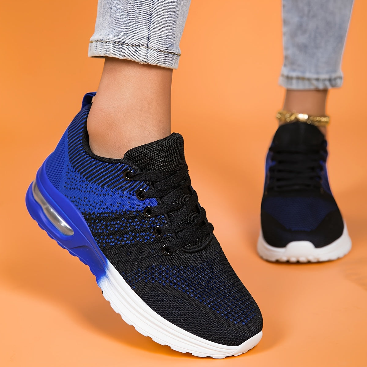 Women's Running & Walking Shoes – Lightweight Mesh Air Cushion Sneakers, Non-Slip Breathable Tennis Shoes with Arch Support, US 5.5-11, 8 Colors