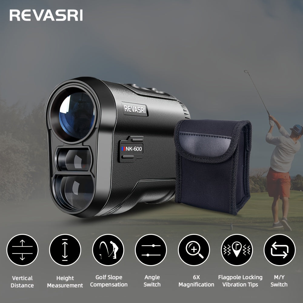 Golf Rangefinder 650 Yards – Slope Compensation Speed Height Distance Measurement Golf Mode Laser Rangefinder for Golfers