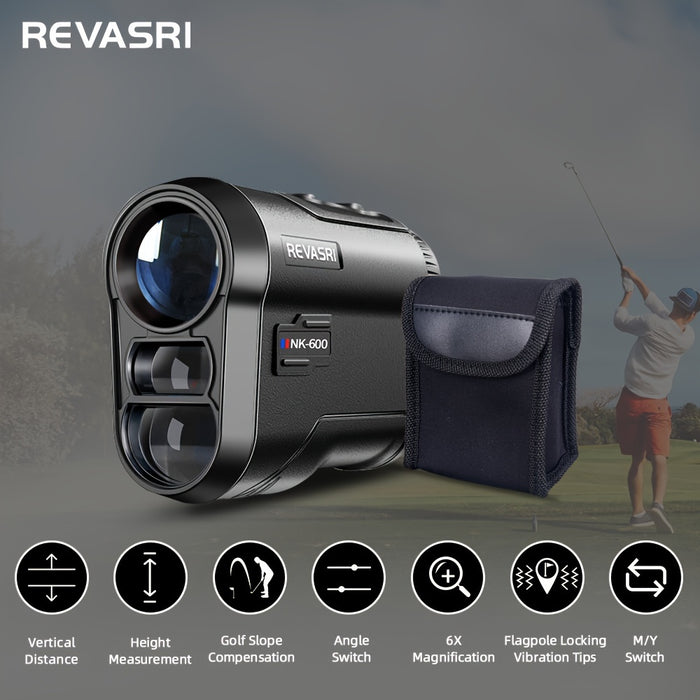 Golf Rangefinder 650 Yards – Slope Compensation Speed Height Distance Measurement Golf Mode Laser Rangefinder for Golfers