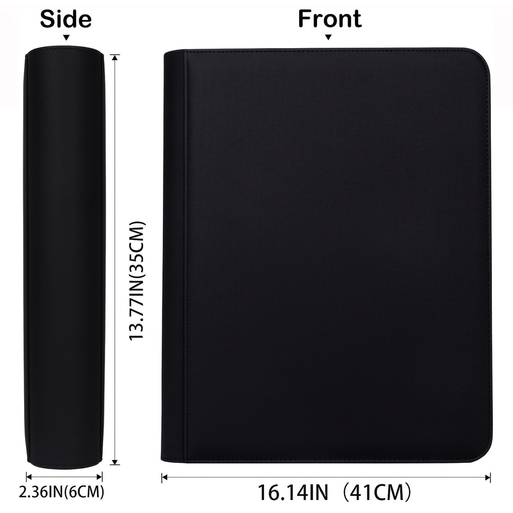 Top Loader Card Binder 9-Pocket 288 Cards Trading Card Album Holder Fits 3x4 Top Loaders Double-Sided Display Storage Case for Pokemon MTG Sports Cards Dot Pattern