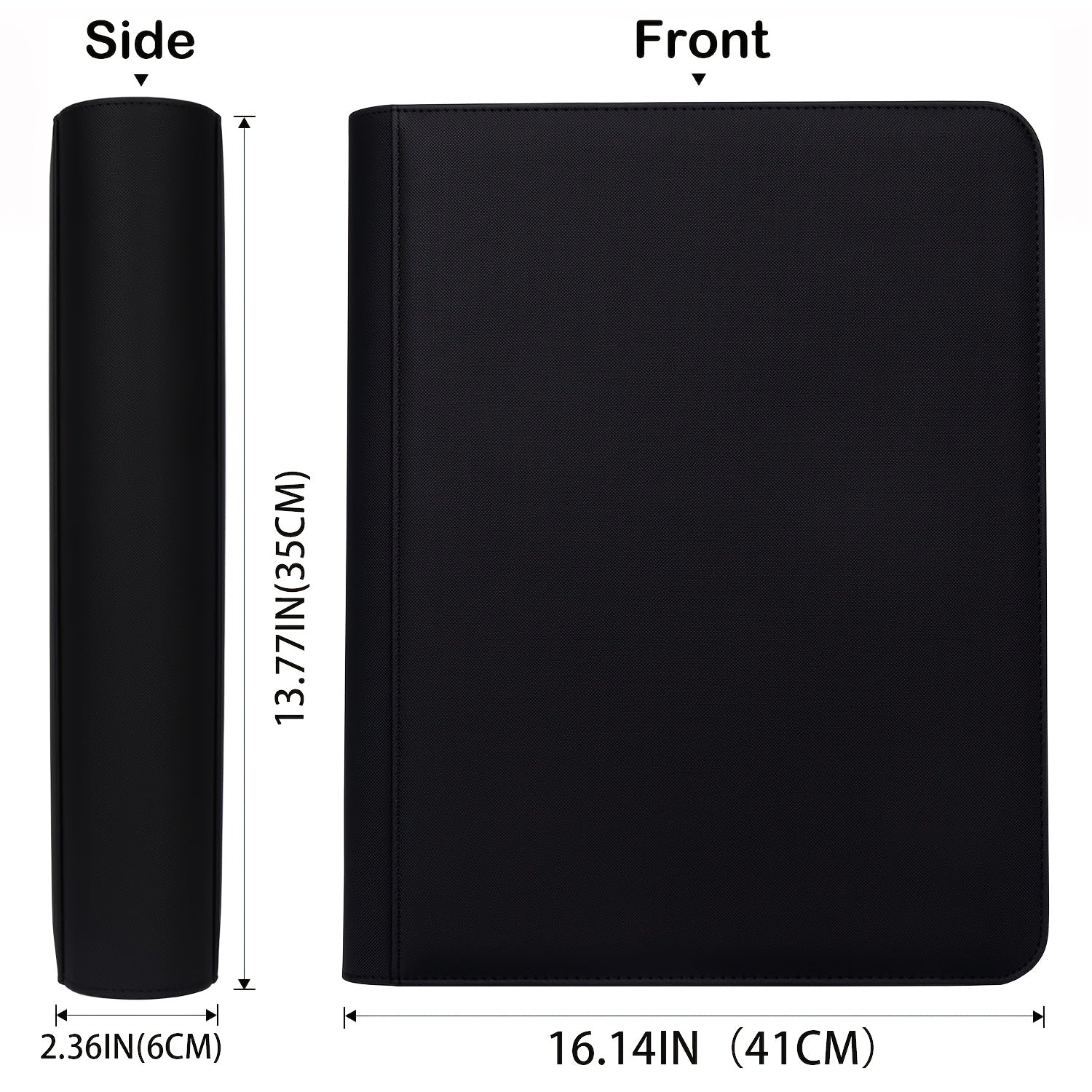 Top Loader Card Binder 9-Pocket 288 Cards Trading Card Album Holder Fits 3x4 Top Loaders Double-Sided Display Storage Case for Pokemon MTG Sports Cards Dot Pattern