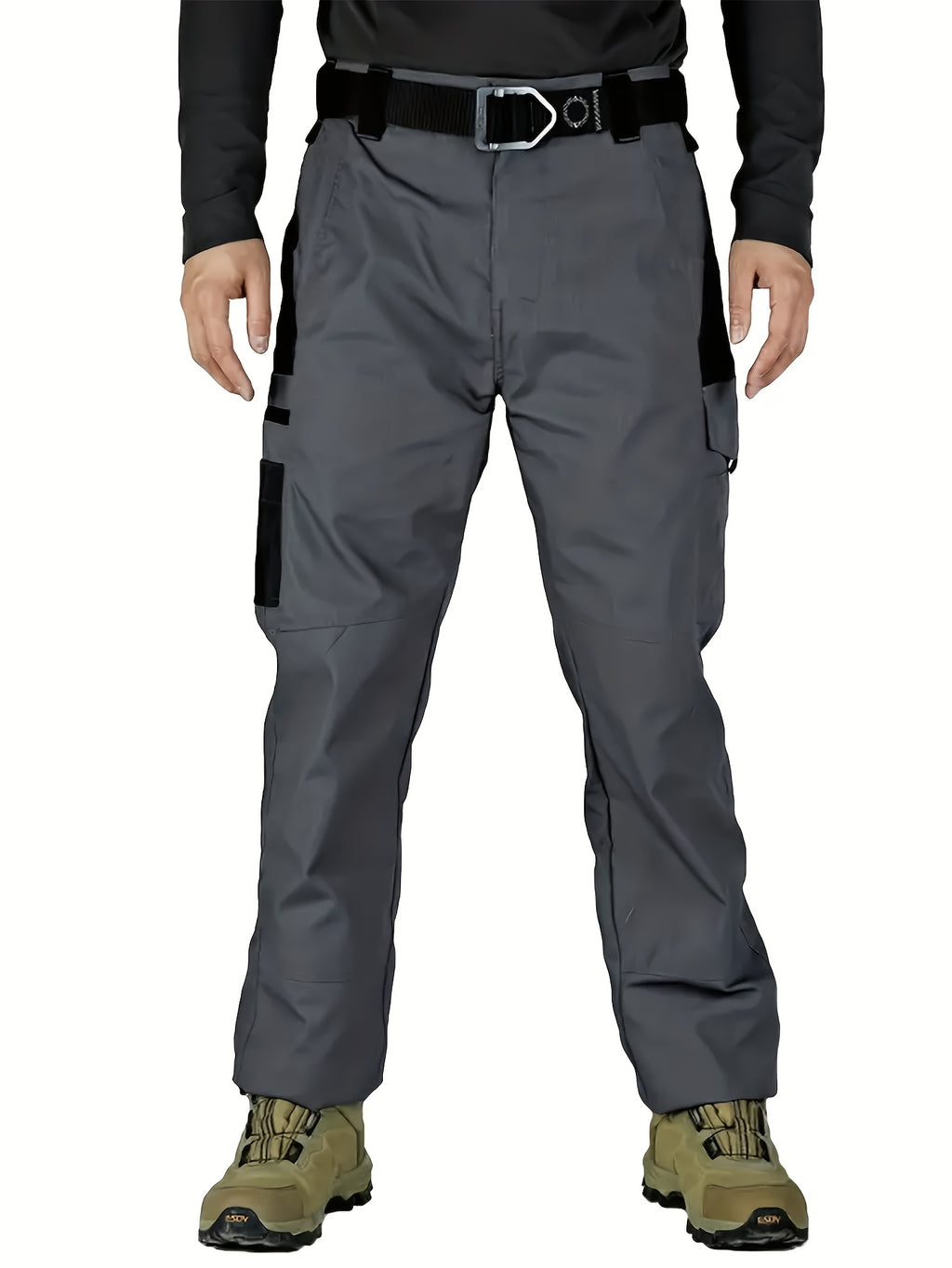 Men's Tactical Cargo Pants Quick-Dry Lightweight Hiking Pants Multi-Pocket Outdoor Work Pants for Men S-XXXL Black Grey Green