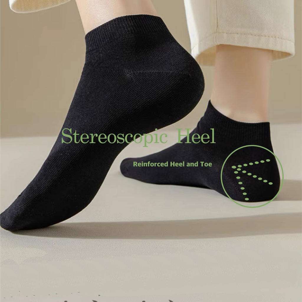 Athletic Cotton Ankle Socks 12-Pack for Men Women – Low Cut Breathable Moisture-Wicking Running Sport Socks, Reinforced Heel & Toe, White Black Mixed, Sizes 9-11 & 10-13