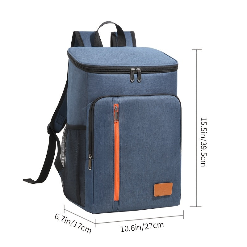 Insulated Cooler Backpack 30+ Cans Extra Large – Leakproof Shoulder Bag for BBQ Camping Picnic Beach Outdoor Men Women