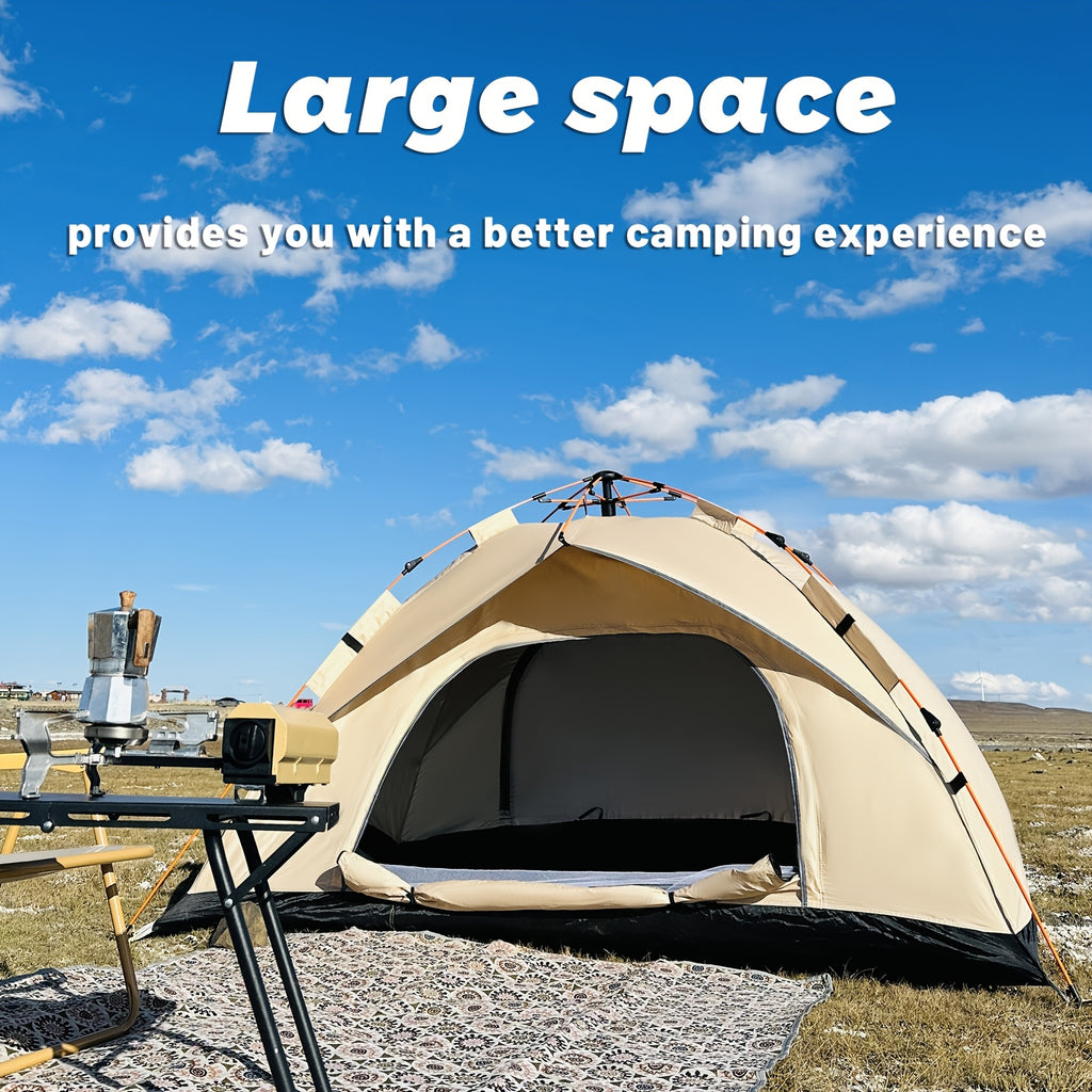 Pop Up Camping Tent Instant Setup 1-3 & 3-4 Person All Season Windproof Lightweight Tent Dual Doors Mesh Windows Hiking Backpacking Outdoor Gear