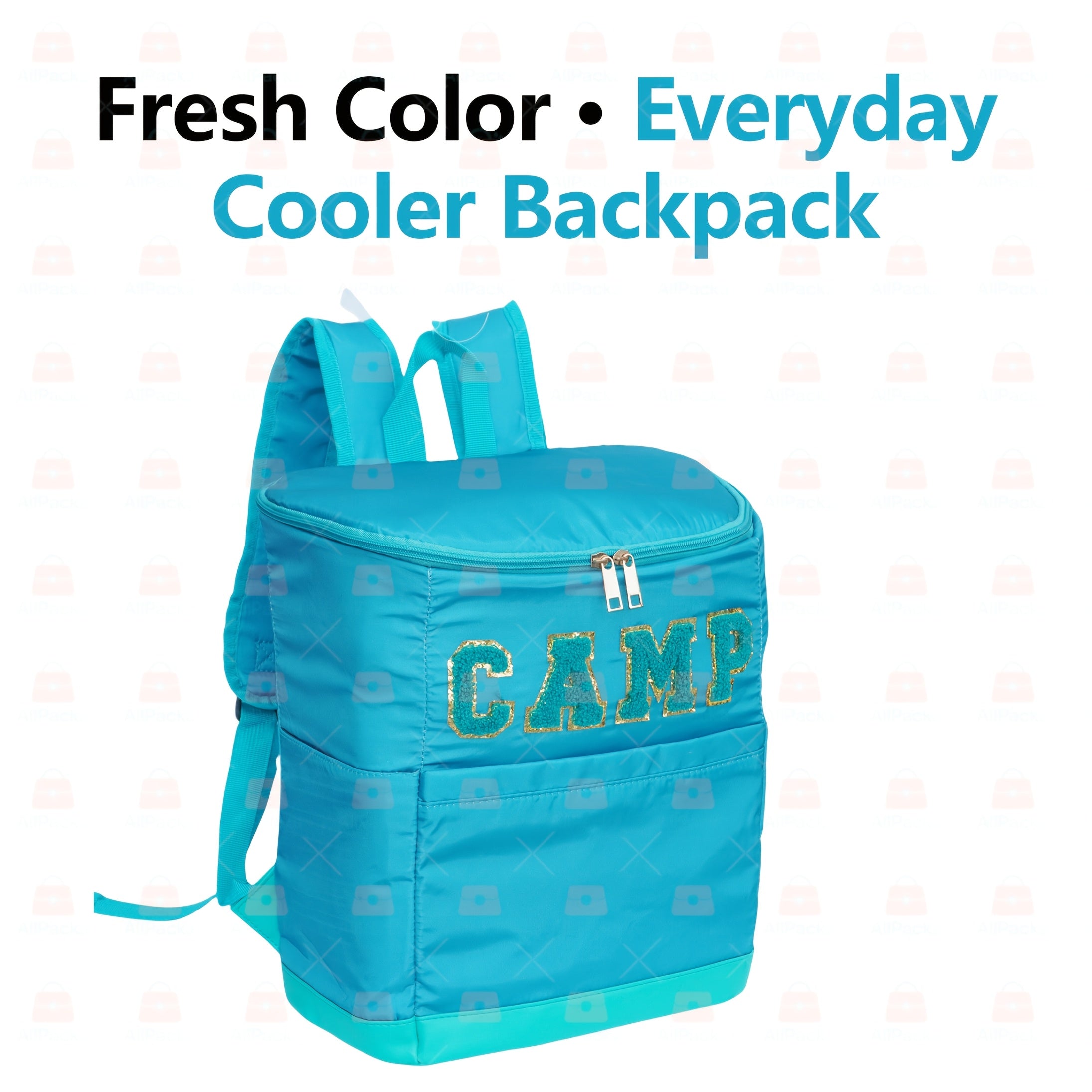 Insulated Cooler Backpack 30-Can Leopard Print Nylon Portable Cooler Bag with Mesh Pockets Adjustable Straps for Beach Camping Picnic Outdoor Travel Daily Use