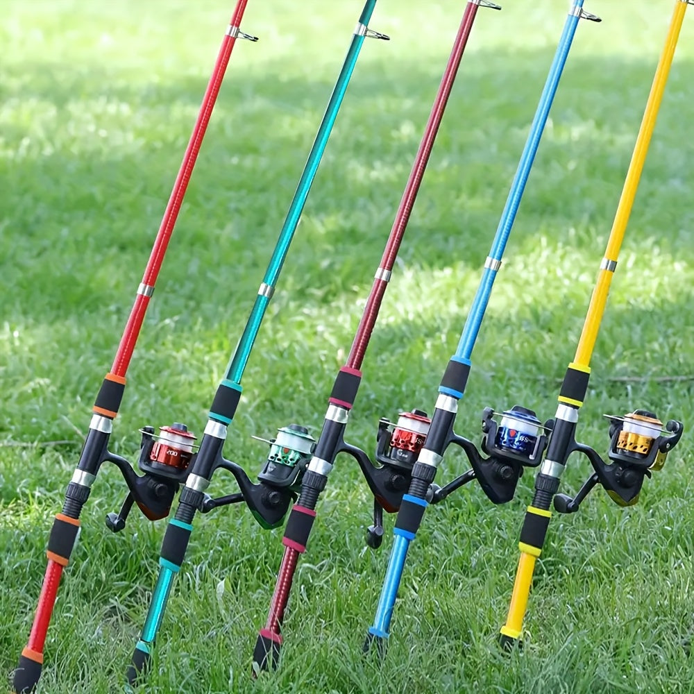 Telescopic Fishing Rod and Reel Combo 70.87 Inch Spinning – 5.2:1 Gear Ratio 3BB 11LB Drag Complete Freshwater Fishing Kit for Beginners & Outdoor Anglers