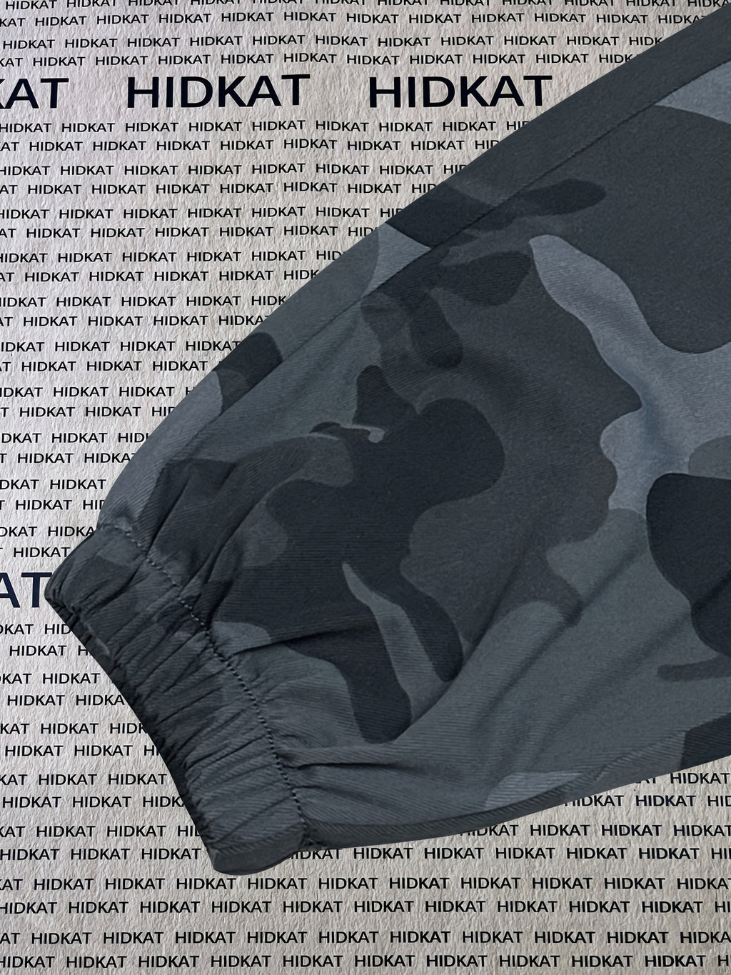 Women's Camo Cargo Pants Lightweight Breathable Hiking Camping Outdoor Long Pants Elastic Waistband Camouflage Trousers Summer Travel Casual Wear XS-XXL