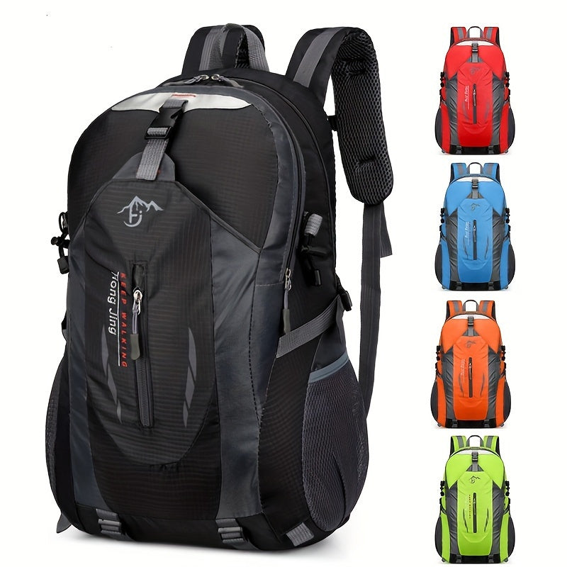Hiking Daypack 25.8L Adjustable Torso Outdoor Mountaineering Travel Backpack for Day Trips Camping Sports Red Blue Black Orange