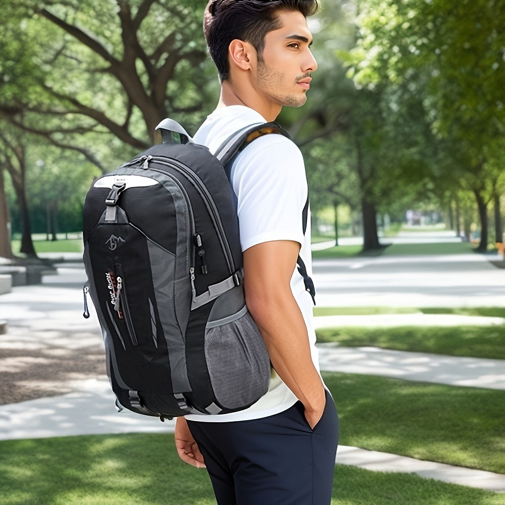 Lightweight Hiking Daypack Backpack 25L with Laptop Compartment – Oxford Cloth Adjustable Harness for Men Women Camping Cycling Travel Commute
