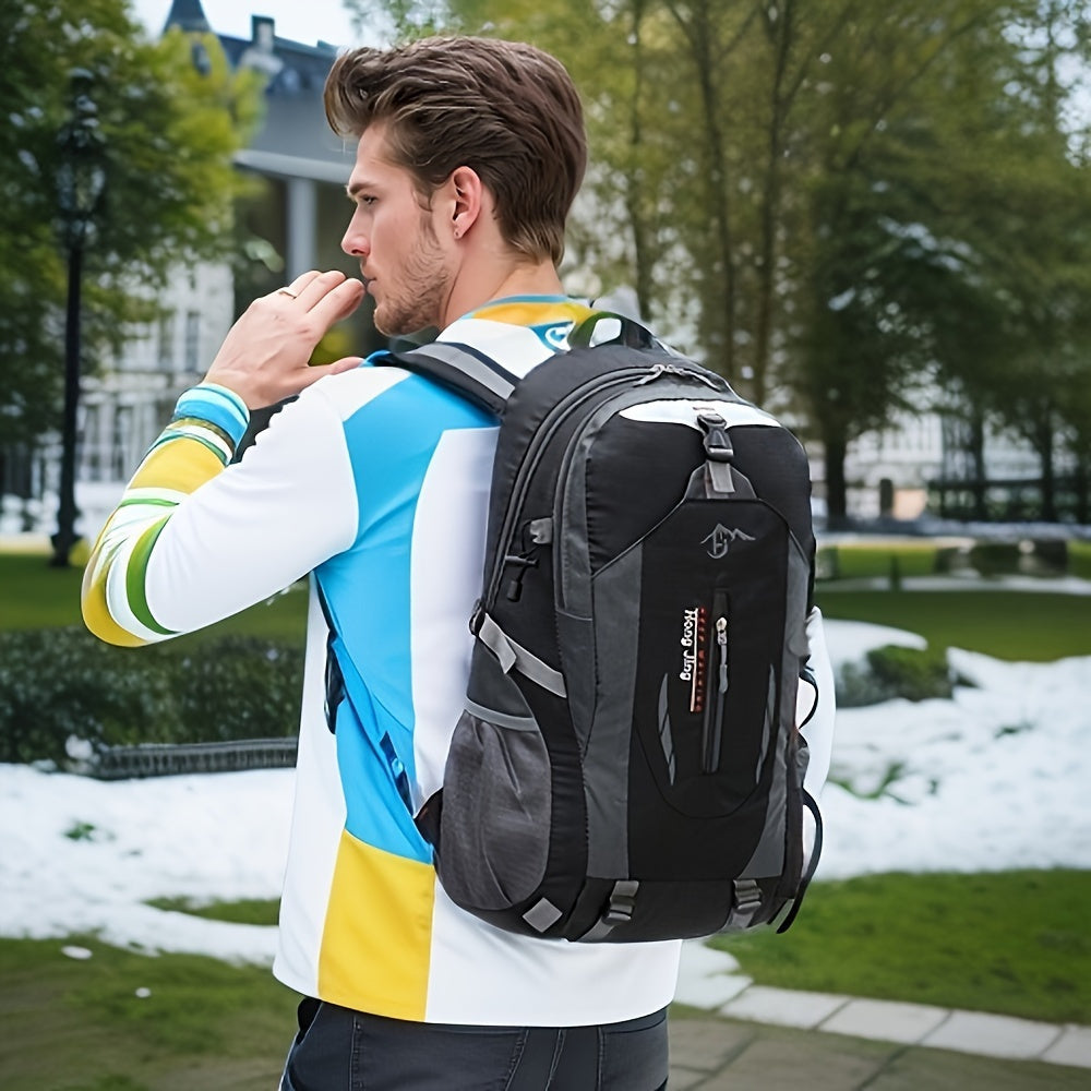 Lightweight Hiking Daypack Backpack 25L with Laptop Compartment – Oxford Cloth Adjustable Harness for Men Women Camping Cycling Travel Commute