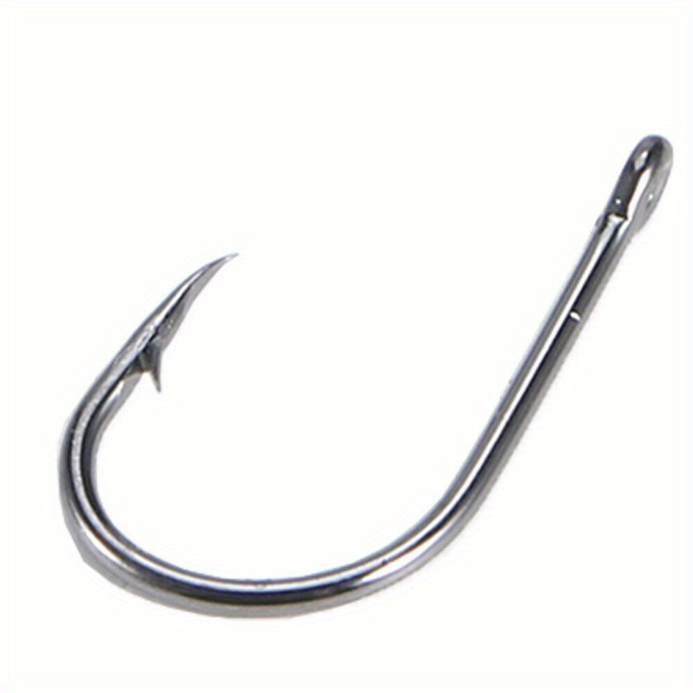 1000-Piece Assorted Fish Hooks Set 10 Sizes Black Silver Sharpened with Tackle Box – Sabiki Hooks for Freshwater & Saltwater Sea Fishing – Sizes #3–#12 – Angler Gift for Dad Husband Men