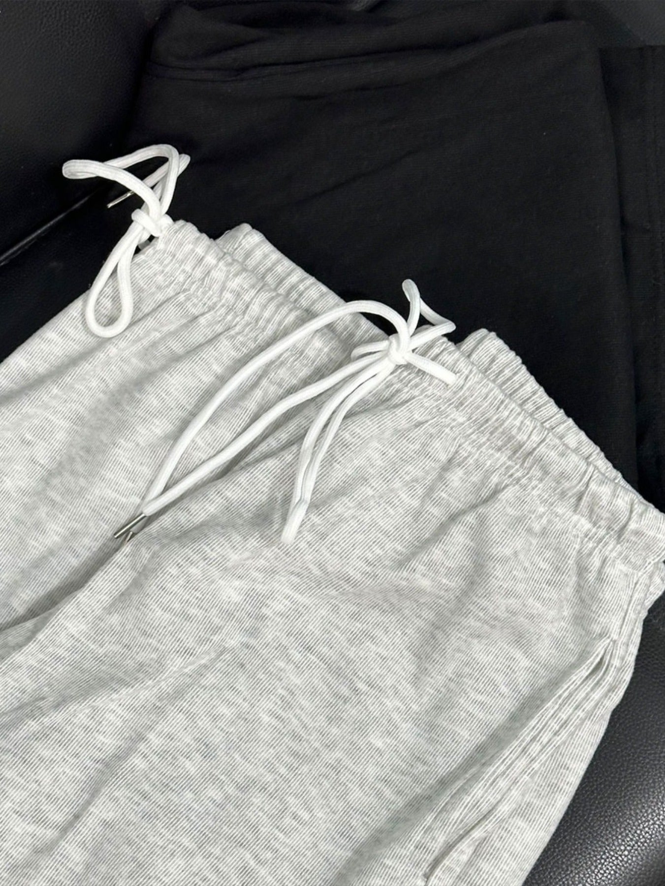 Women's Wide Leg Sweatpants 2-Pack Elastic Waist Loose Casual Joggers with Pockets for Workout Training Loungewear All Season S M L XL XXL Mixed Colors
