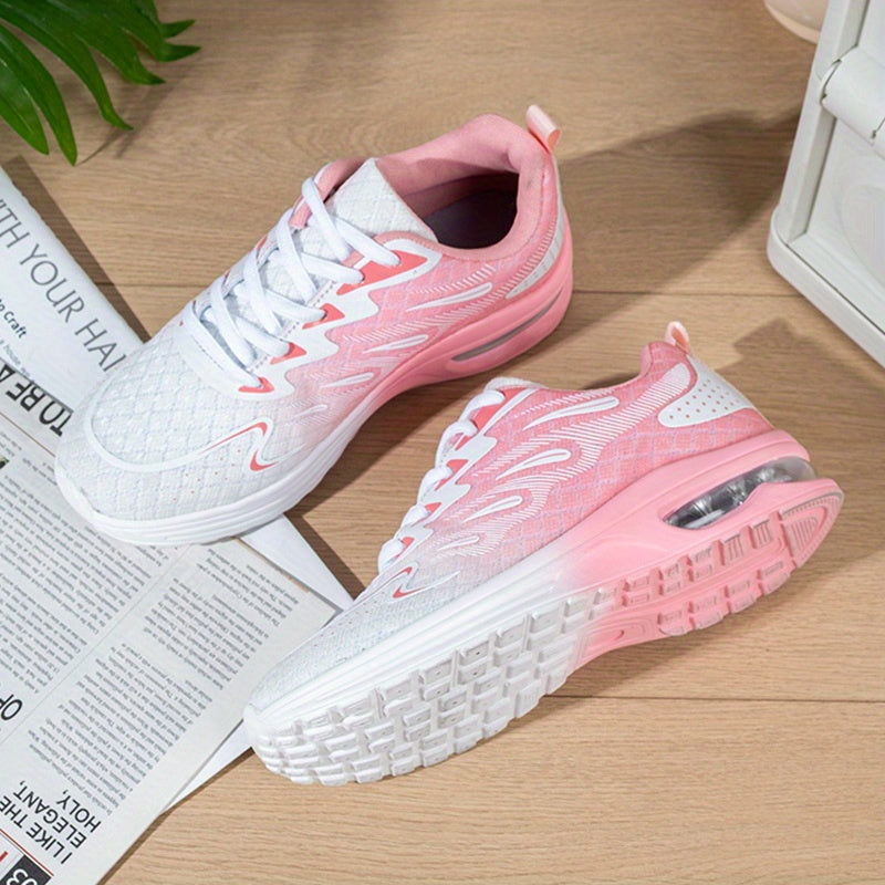 Women's Running & Walking Shoes – Lightweight Mesh Air Cushion Sneakers, Non-Slip Breathable Tennis Shoes with Arch Support, US 5.5-11, 8 Colors