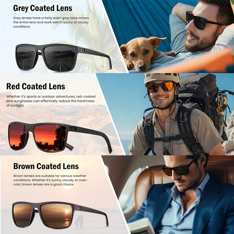 UV Protection Sunglasses 6-Pack for Men Women – Lightweight PC Frame Anti-Glare High-Definition Lenses, Outdoor Driving Sports Eyewear, Bulk Glasses Set
