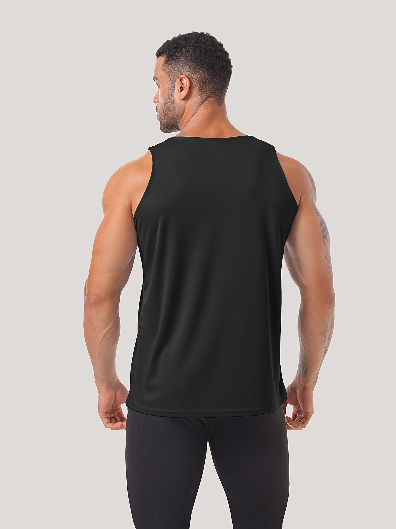 6 Pack Men's Workout Tank Tops Quick Dry Sleeveless Gym Shirts – Breathable Athletic Muscle Tee for Basketball, Running, Fitness Training S-XXL