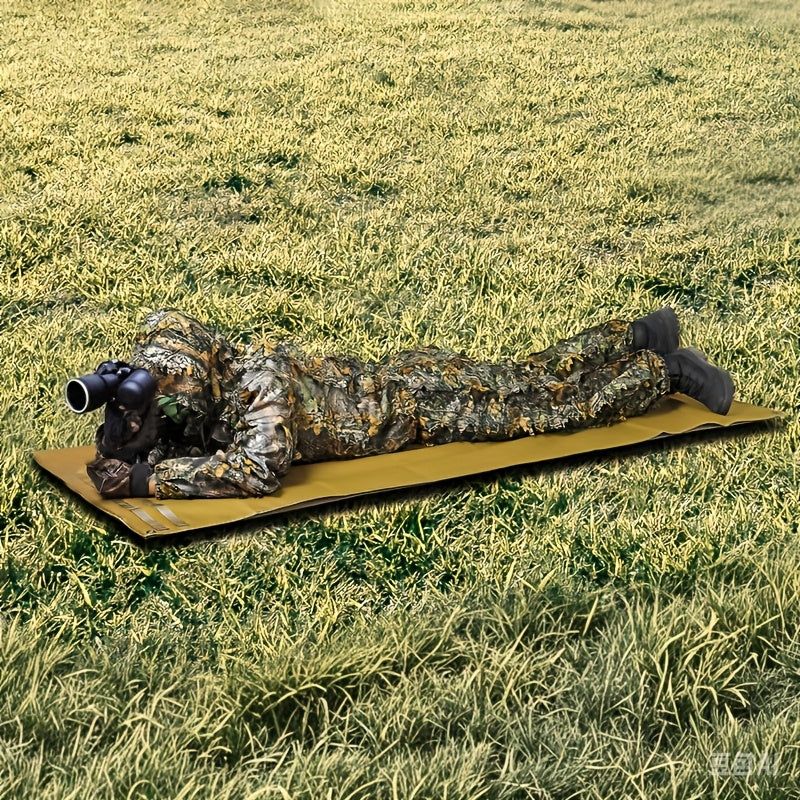 Ghillie Suit 3D Leaf Camouflage Hunting Suit Lightweight Breathable Camo Outfit for Men Hunting Wildlife Photography Outdoor Training Spring Summer Fall Sizes M-XXL