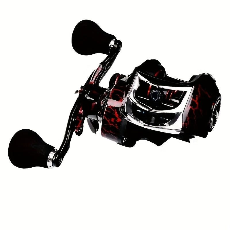 18+1BB Baitcasting Fishing Reel High Speed Dual Braking System 20LB Max Drag - Stainless Steel Ergonomic Grip for Carp Bass Saltwater Freshwater - Left Hand Right Hand