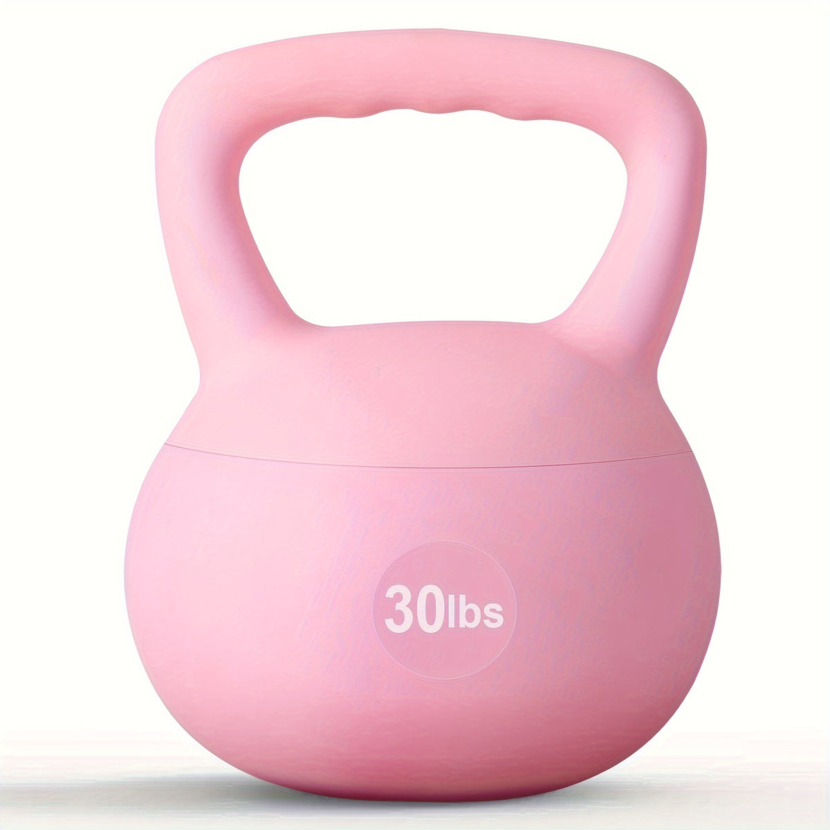 Soft PVC Kettlebell with Wide Non-Slip Handle – Iron Sand Filled Strength Training Weights 10-30 lbs for Women & Home Gym, Swings, Squats, HIIT & CrossFit