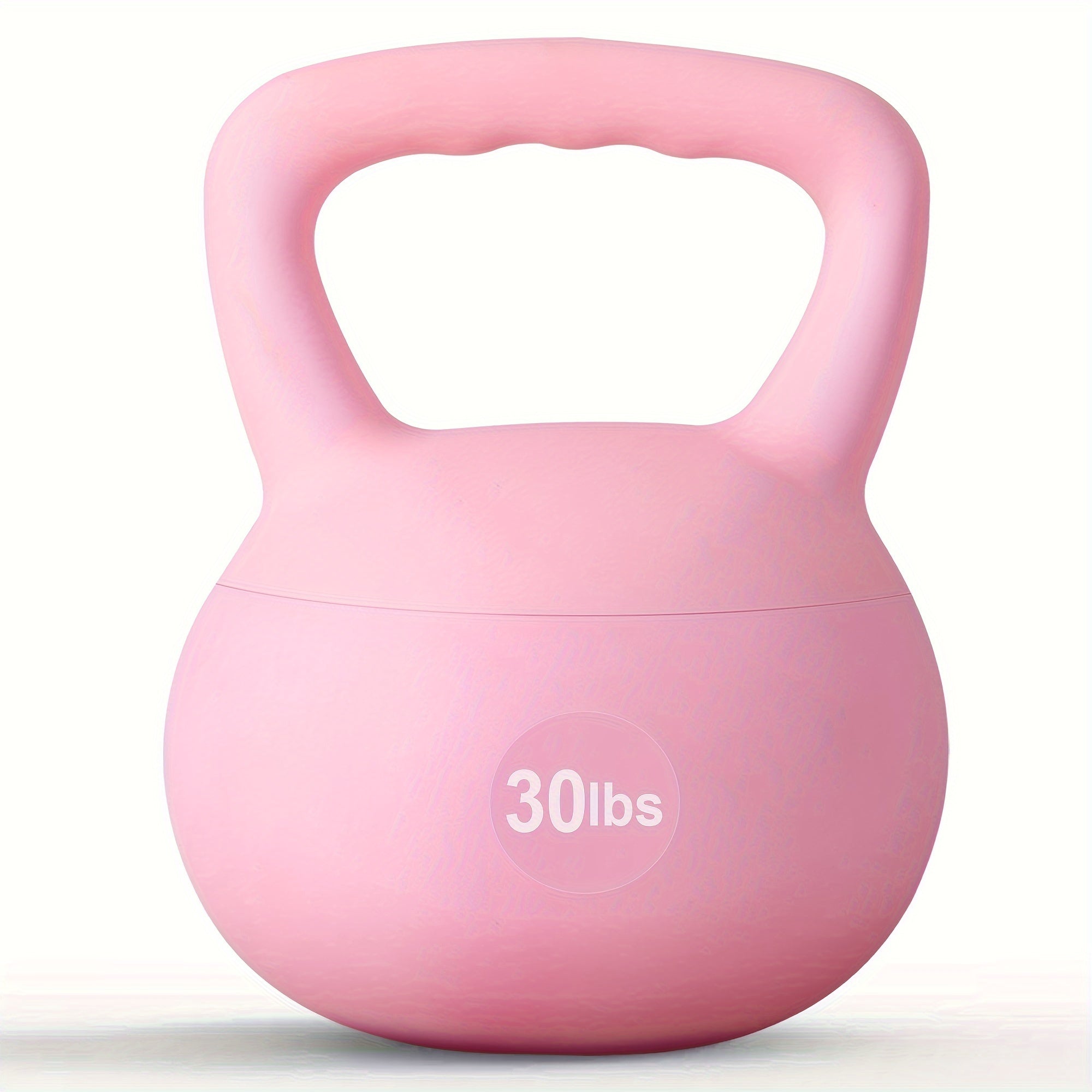 Soft PVC Kettlebell with Wide Non-Slip Handle – Iron Sand Filled Strength Training Weights 10-30 lbs for Women & Home Gym, Swings, Squats, HIIT & CrossFit