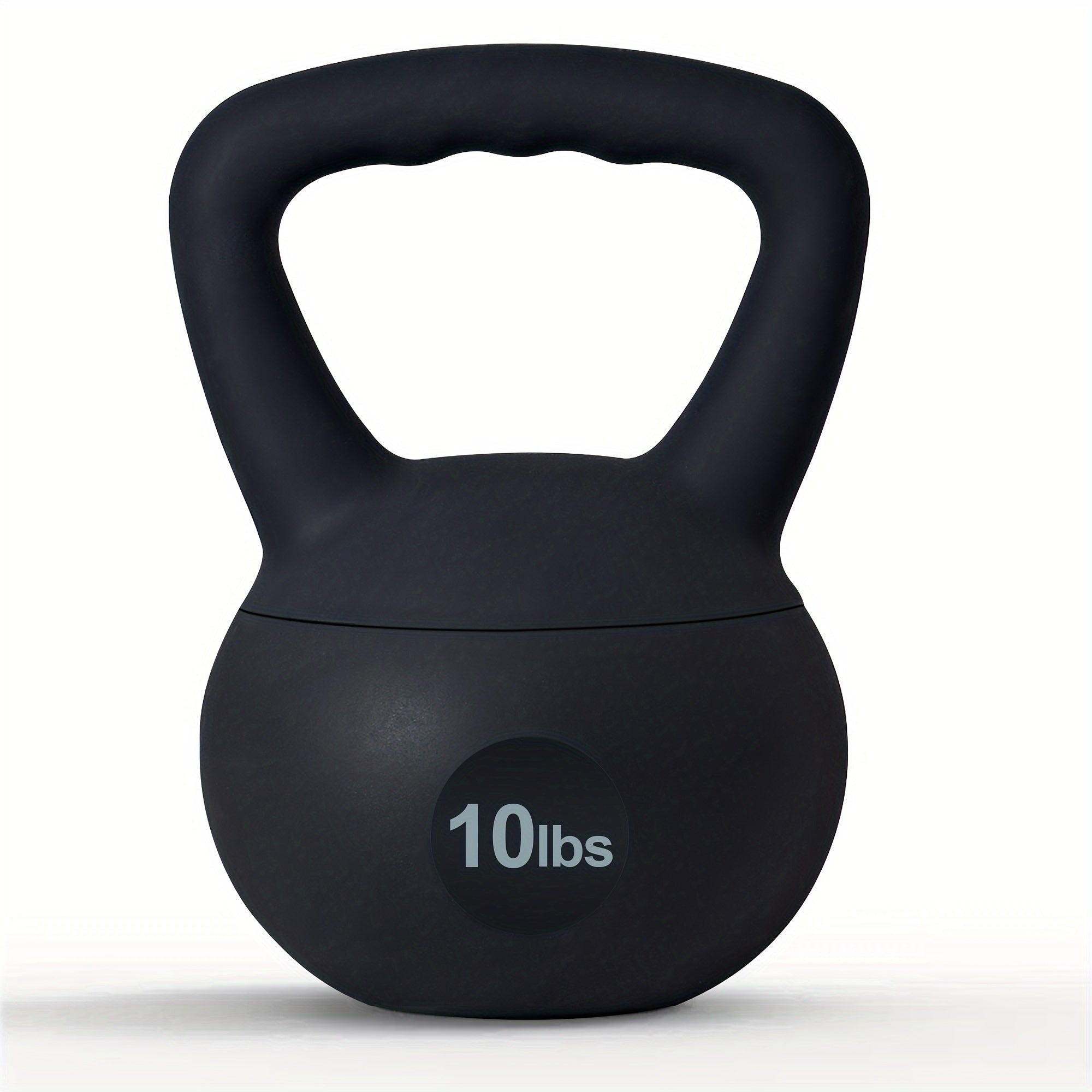 Soft PVC Kettlebell with Wide Non-Slip Handle – Iron Sand Filled Strength Training Weights 10-30 lbs for Women & Home Gym, Swings, Squats, HIIT & CrossFit