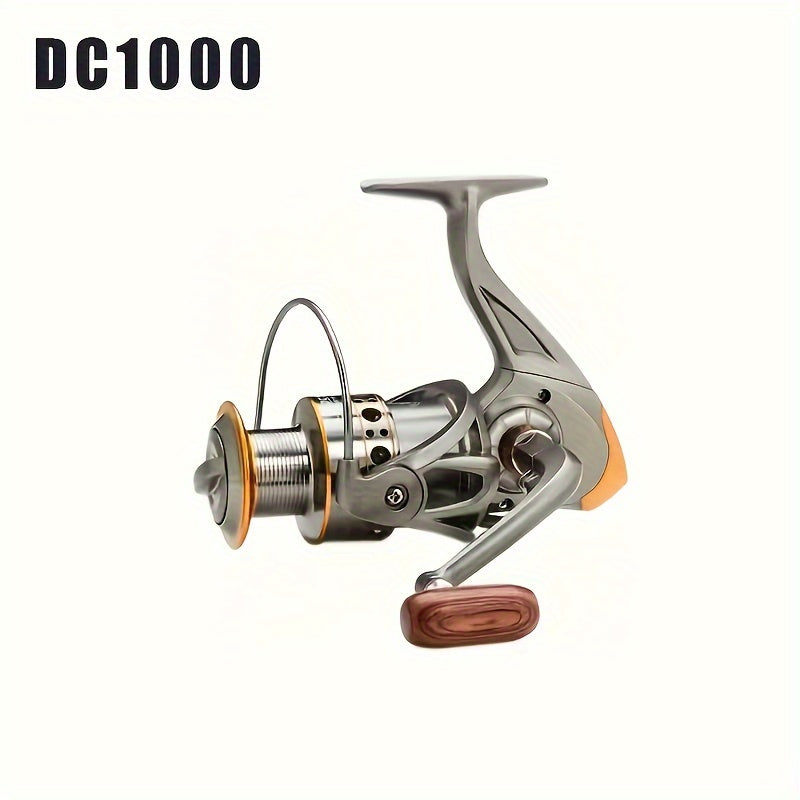 Spinning Fishing Reel DC1000-DC6000 – 5.2:1 Gear Ratio, 22LB Max Drag, Aluminum Alloy Body, Smooth Casting for Freshwater & Saltwater Fishing