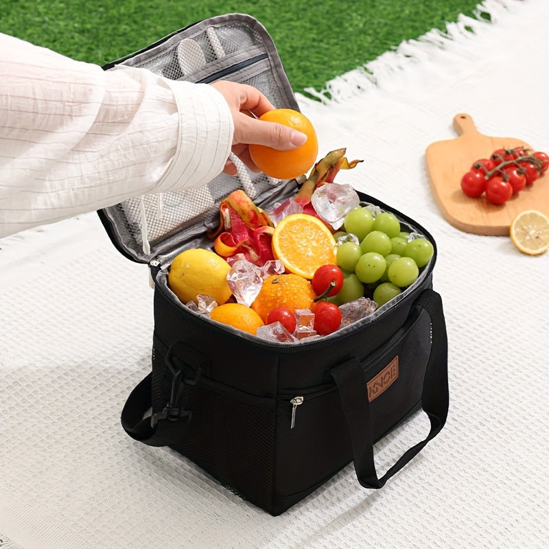Foldable Insulated Lunch Bag Leakproof Thermal Tote with Aluminum Foil Lining – Keeps Food Cold 6+ Hours for Women Men Kids Work School Picnic