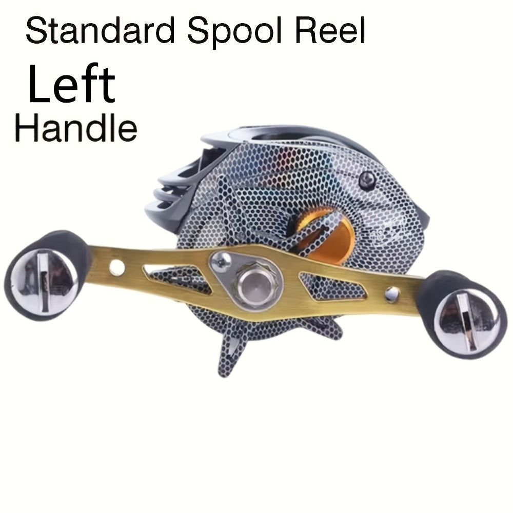 Baitcasting Reel Ultra-Lightweight 22 lb Max Drag - Magnetic Brake System Ergonomic Fishing Reel for Freshwater Saltwater - Left Hand Right Hand Baitcaster for Bass Fishing Casting Reel