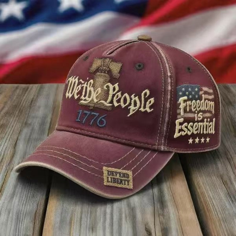 Embroidered Baseball Cap Vintage Water Washed Hat for Men and Women Adjustable Unisex Trendy Dad Hat 2025