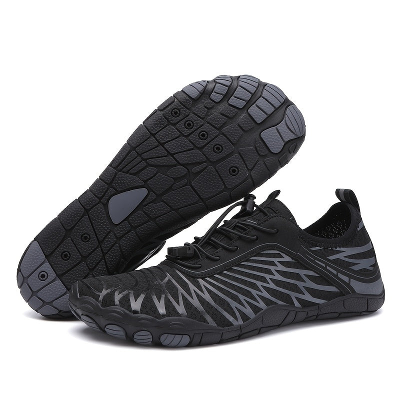 Women's Barefoot Shoes Wide Toe Box Non-Slip Breathable Lightweight - Water Shoes for Beach Pool Swim Hiking Walking, Sizes US 6-11, White Black Pink