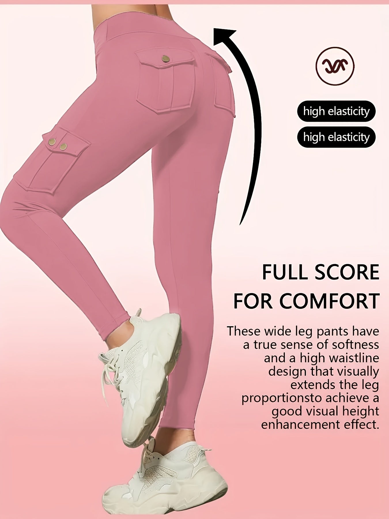Women's Compression Leggings 3-Pack High Waisted with Flap Pockets Button Design All-Season Elastic Running Yoga Gym Sports Leggings Black Blue Gray Pink Red M-XXL