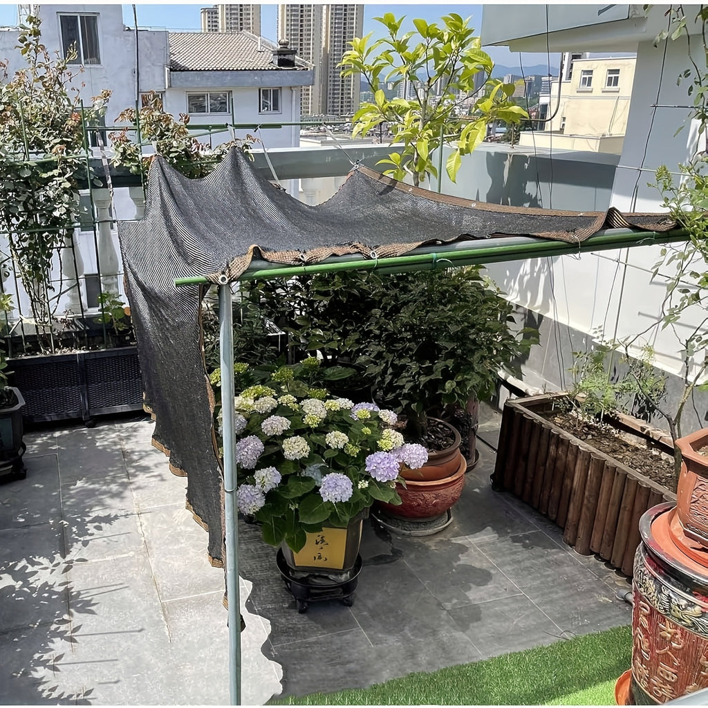 Black Shade Cloth 80% Mesh Tarp – Sun Shade Net for Greenhouse Patio Garden Vegetables Plants Chicken Coop Outdoor Protection Reinforced Grommets Multiple Sizes
