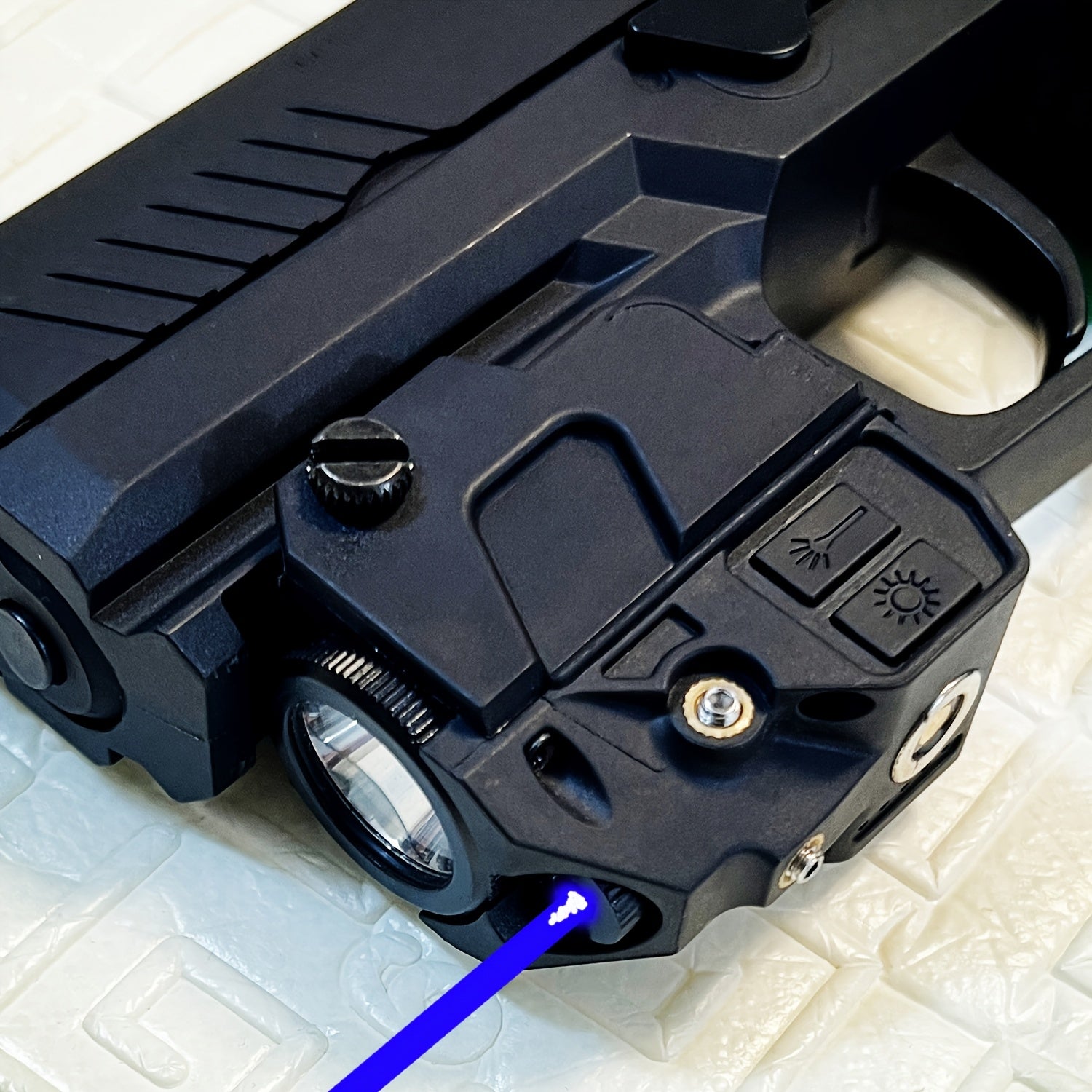 Tactical Green Laser Sight with LED Flashlight Combo USB Rechargeable Ambidextrous for 20mm Picatinny Rail Air Pistol Handgun Shotgun Rifle