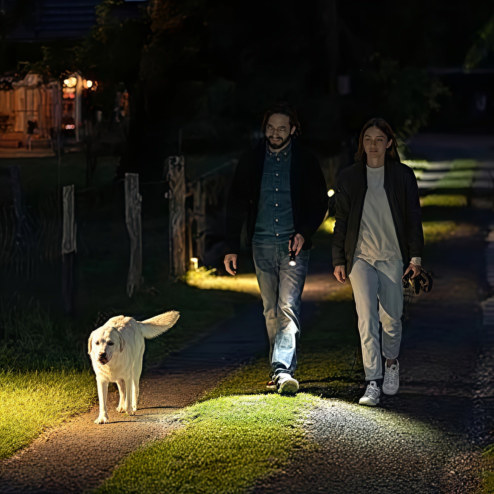 1800 Lumen Super Bright LED Flashlight USB-C Fast Charging - 8 Modes Zoomable Beam COB Tail Light - Long-Lasting Lithium Battery Tactical Flashlight for Camping Fishing Emergency Home