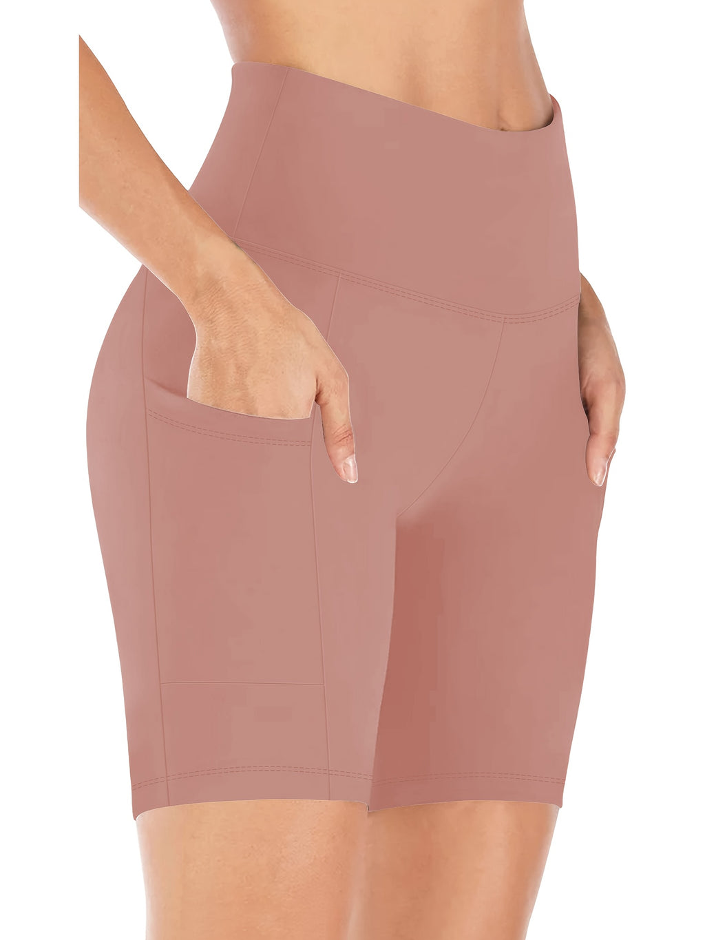 Women's High Waist Yoga Shorts – Sweat-Absorbent Elastic 5-Point Shorts for Cycling, Training & Running, Casual Summer Activewear, M-XXL