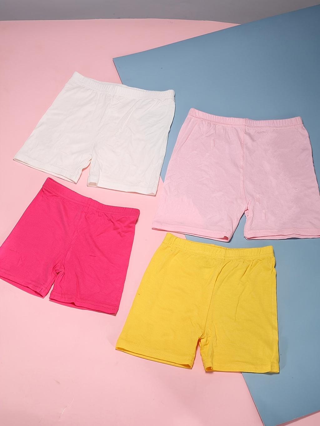 Girls Bike Shorts 6-Pack Multicolor Set – Soft Modal Cartwheel Shorts for Toddlers & Kids, Under Dress Dance Gymnastics Outdoor Play, All-Season Sizes 2-10Y, Best Gift for Girls