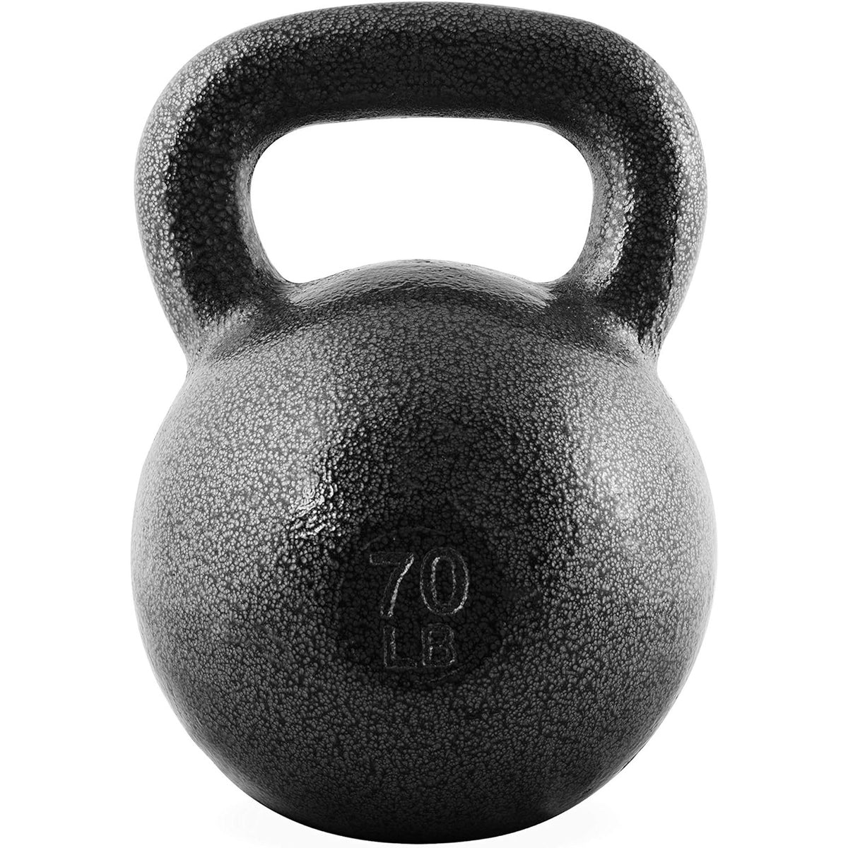 Cast Iron Kettlebell 10 25 35 50 70 LB Hammerstone Painted Flat Bottom Wide Handle – Home Gym Strength Training CrossFit HIIT Full Body Workout Weight