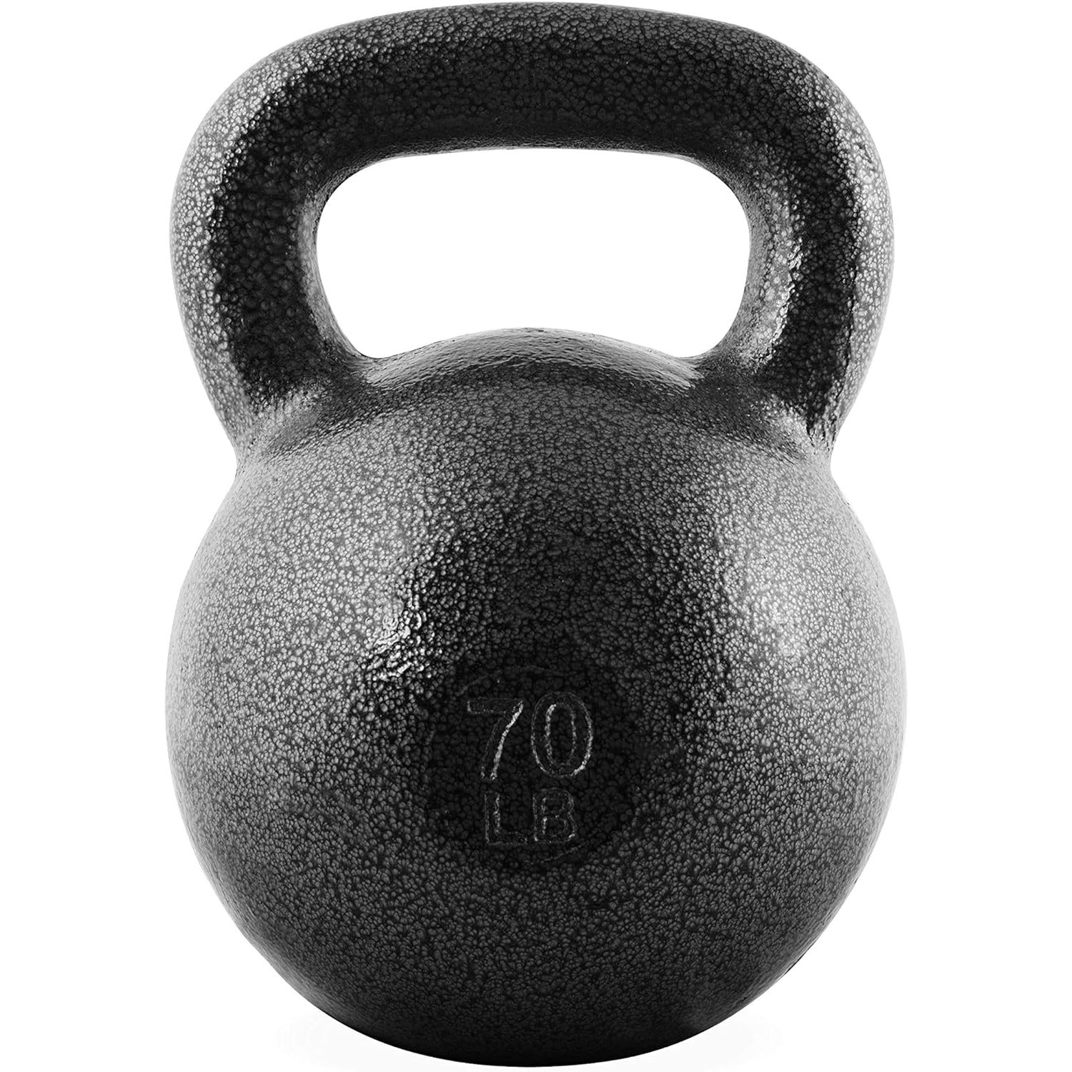 Cast Iron Kettlebell 10 25 35 50 70 LB Hammerstone Painted Flat Bottom Wide Handle – Home Gym Strength Training CrossFit HIIT Full Body Workout Weight