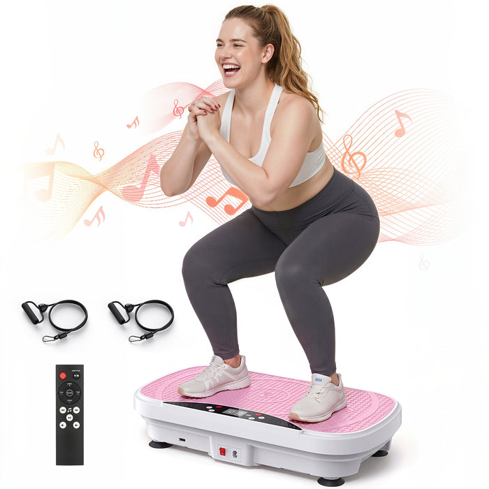 Vibration Plate Exercise Machine Full Body Workout Platform with Quiet Motor & Speed Control – Home Gym Fitness Equipment for Weight Loss, Toning & Recovery